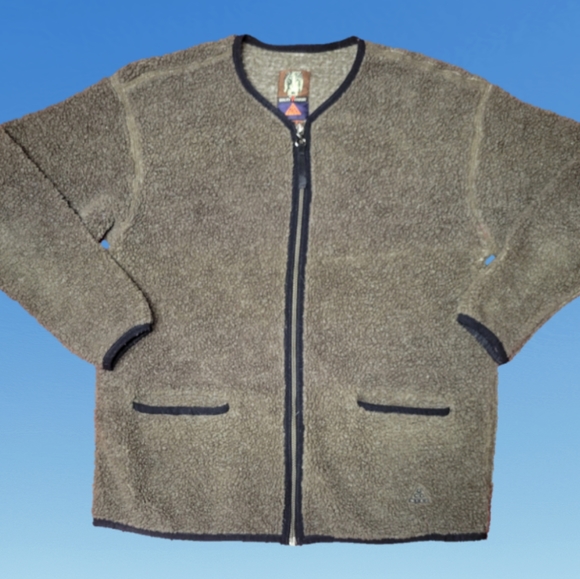 Nike ACG Jackets & Blazers - Vintage 1990s Nike ACG Full Zip Fleece Jacket Cardigan Size Medium